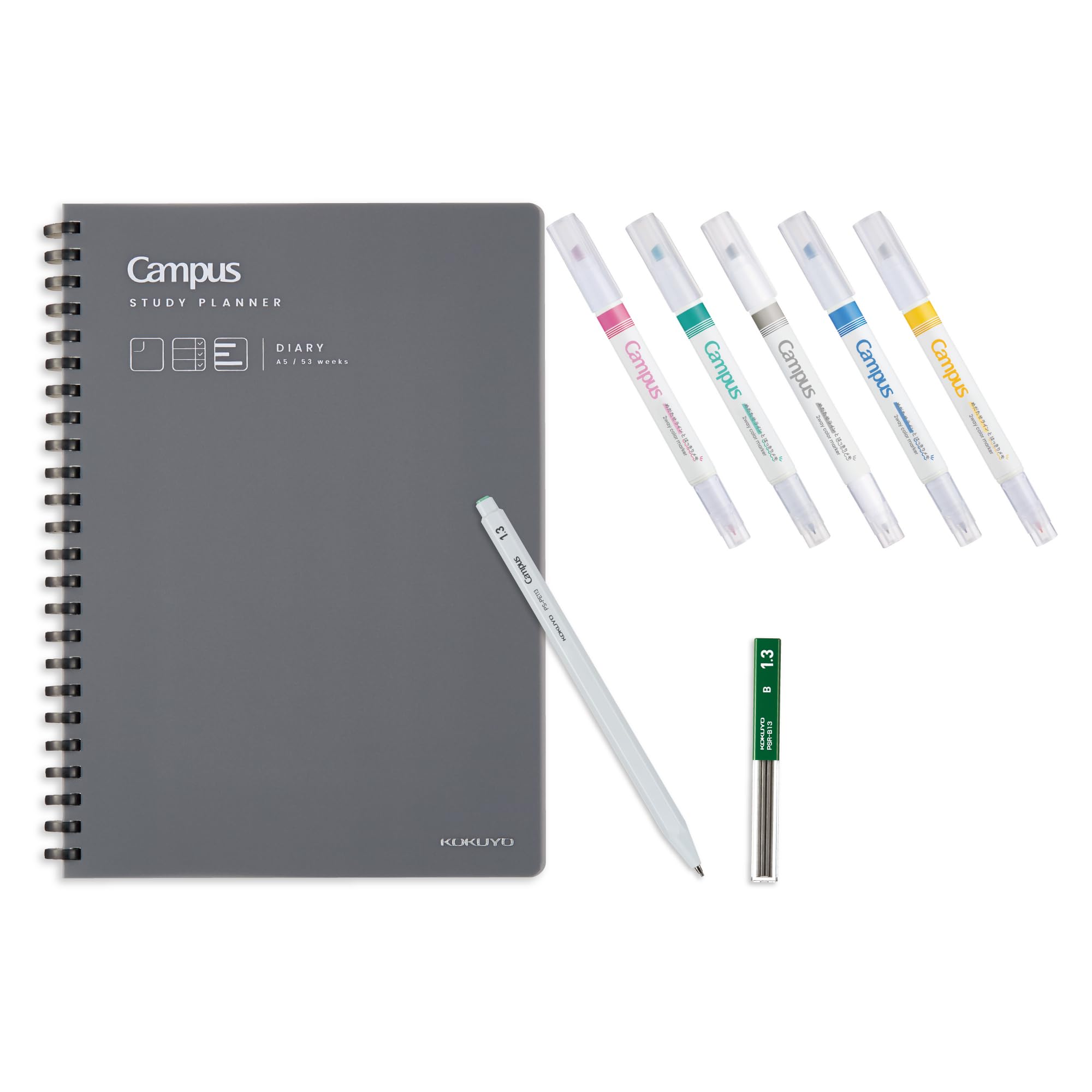 Kokuyo Campus Mochibu Study Set