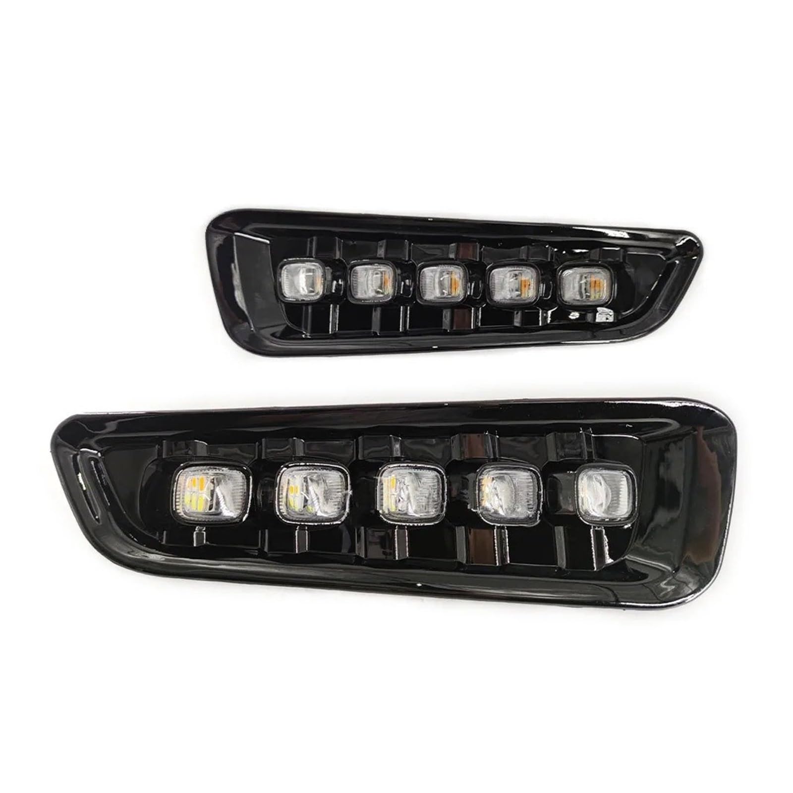 2PCS LED Daytime Running Lights Dynamic Turn Signal For For Raptor For Svt For F 150 For F150 2016 2017 2018 2019 2020 DRL Fog Lamp Work Light Spot Beam(White Yellow Blue)
