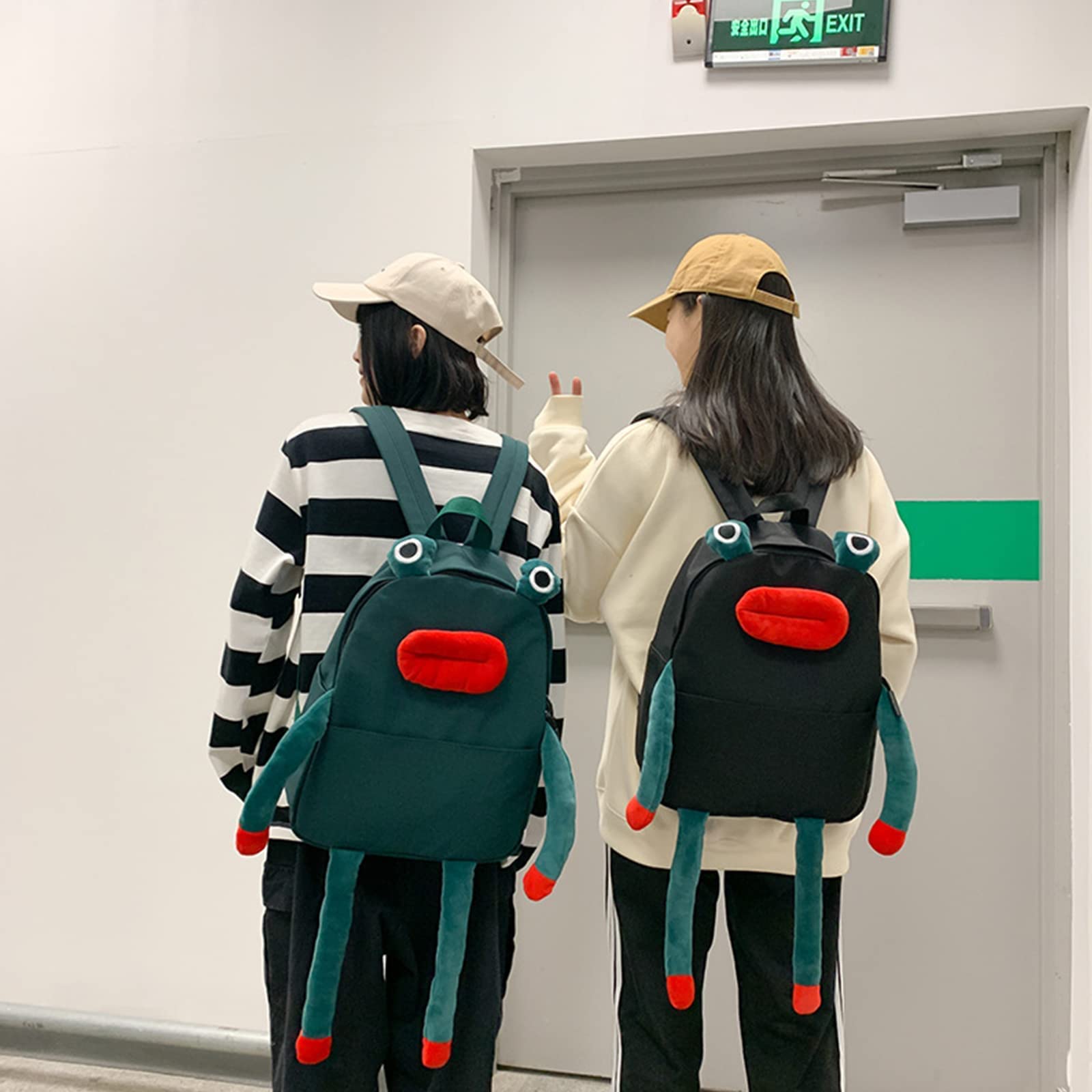 Amazon.co.jp: カエルのバックパック、オックスフォードのバック