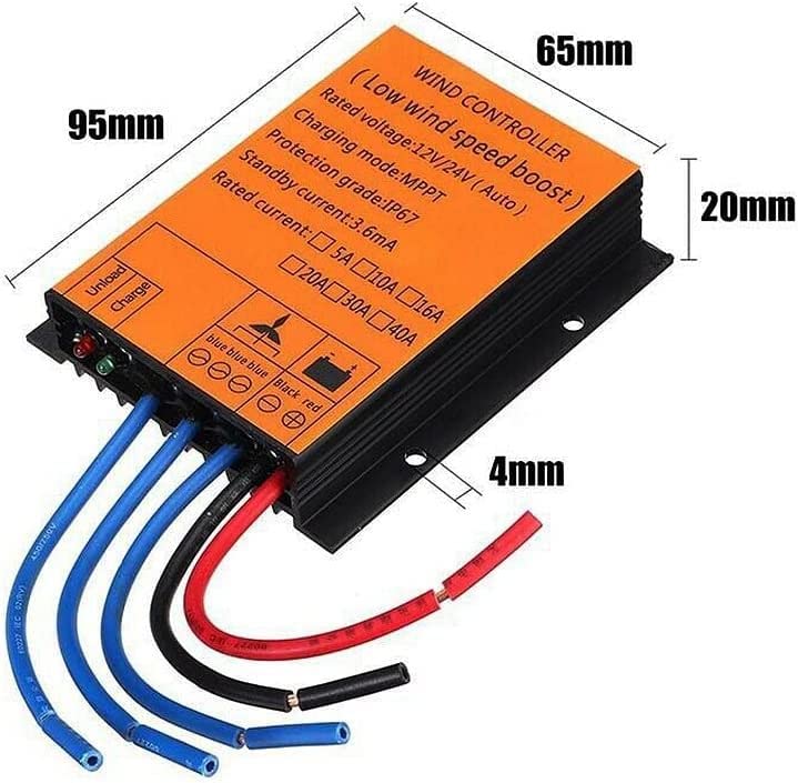 Amazon.co.jp: 8000W MPPT防水充電コントローラー、12 / 24V/48V