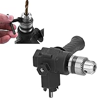 Vista 5 de Kit de accesorios de taladro en ángulo recto, accesorio de extensión de curva de ángulo recto, herramienta de reparación de espacio estrecho