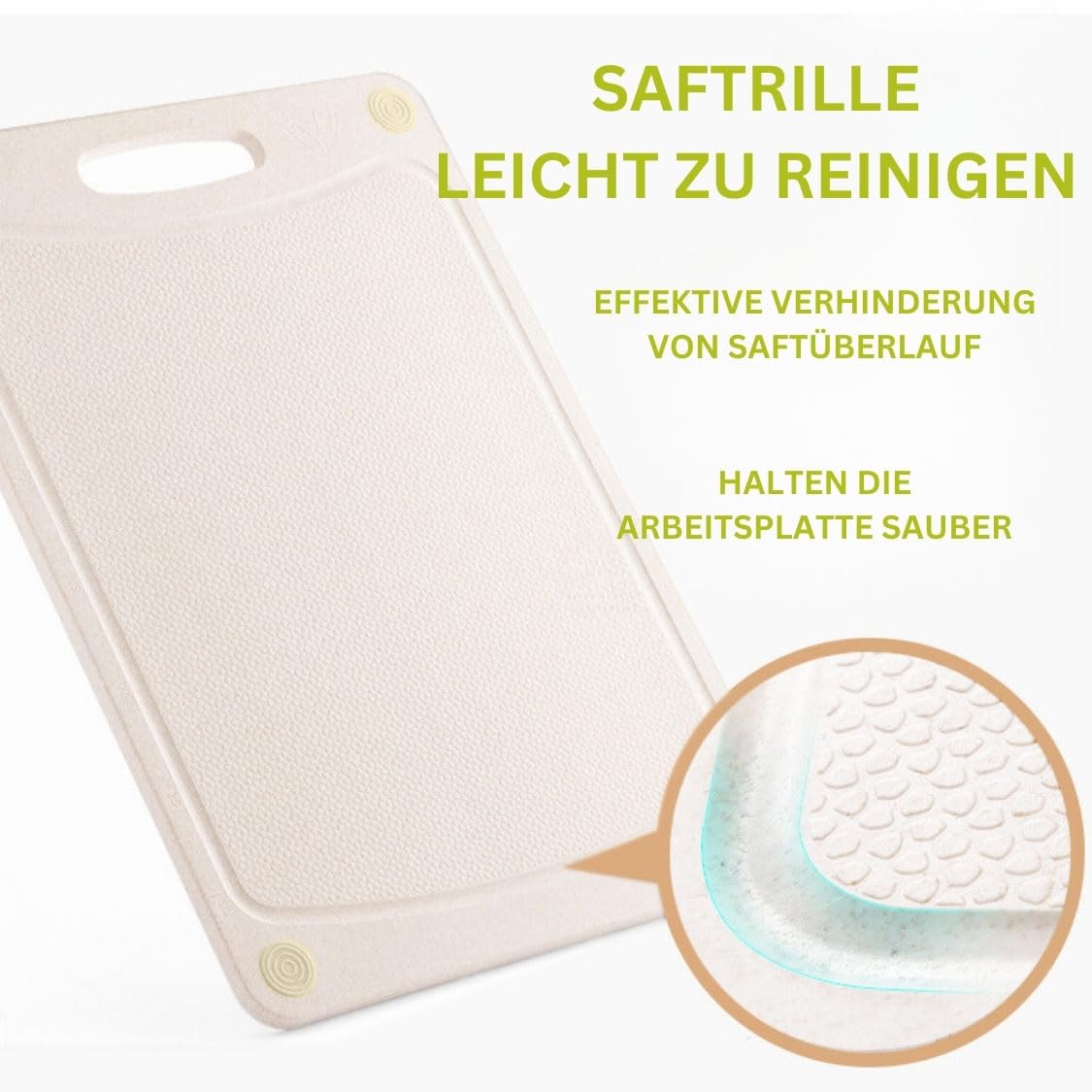 Planche à découper en paille de blé, passe au lave-vaisselle, antibactérienne, écologique, alternative solide au plastique et au bois