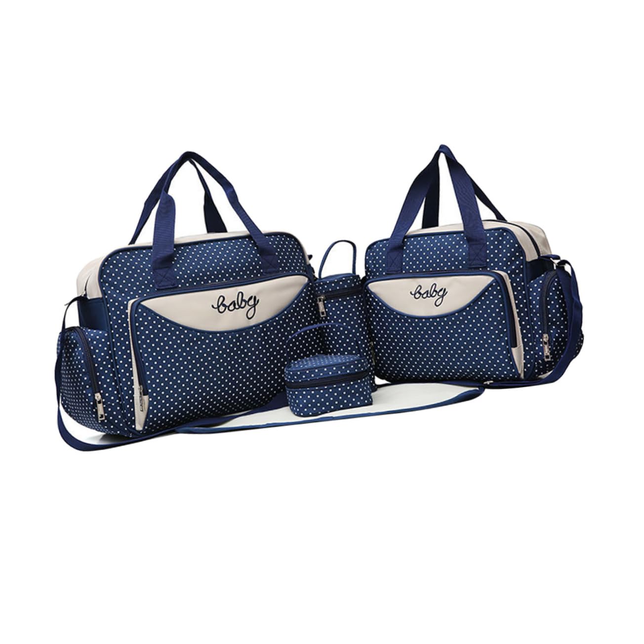 Sacs à Main Pour Maman Bébé Pour Femme Sacs à Langer De Maternité Fourre-tout à Bandoulière à Langer Fourre-tout Pour Femme Sacs Bébé Unisexes Blue