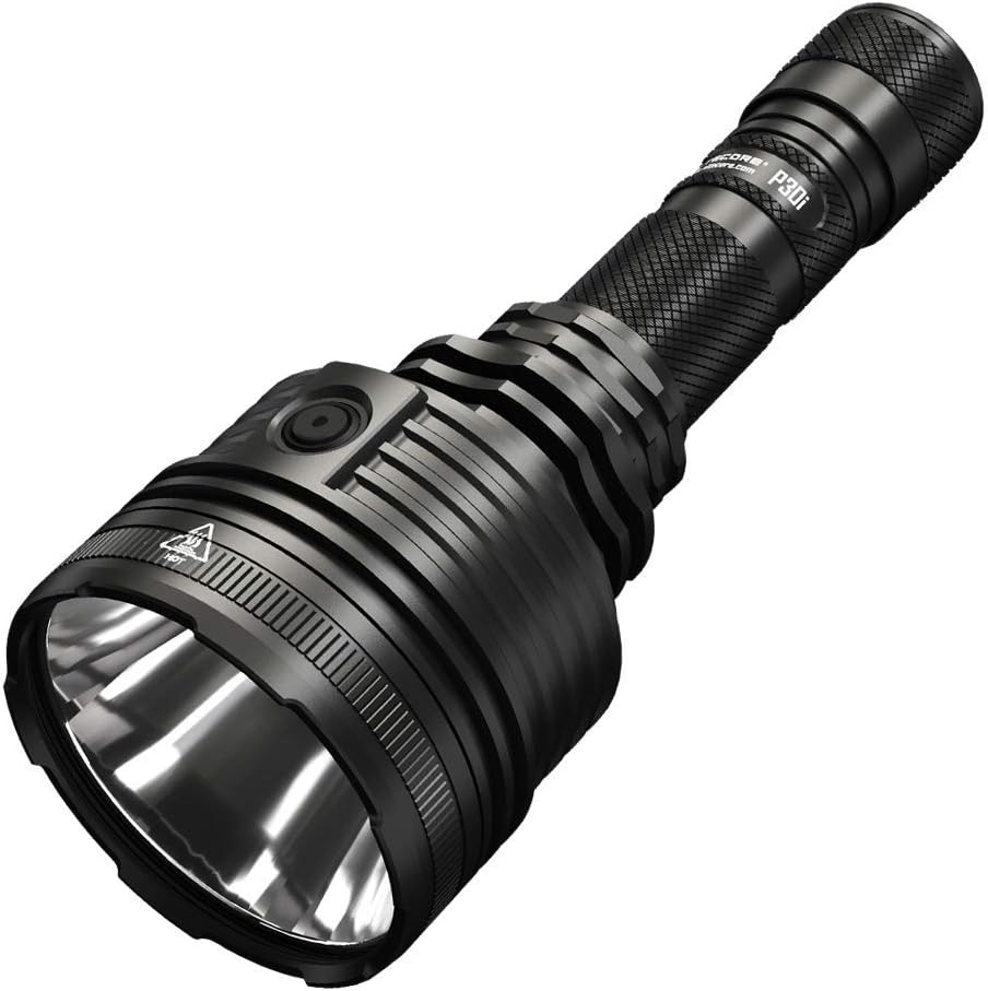 Nitecore P30i i-Generation High Output Searchlight - 2000 Lumen, 1000 Meter, with Eco-Sensa TypeC USB Cable & RSW2i Remote Pressure Switch (Original Package Only)