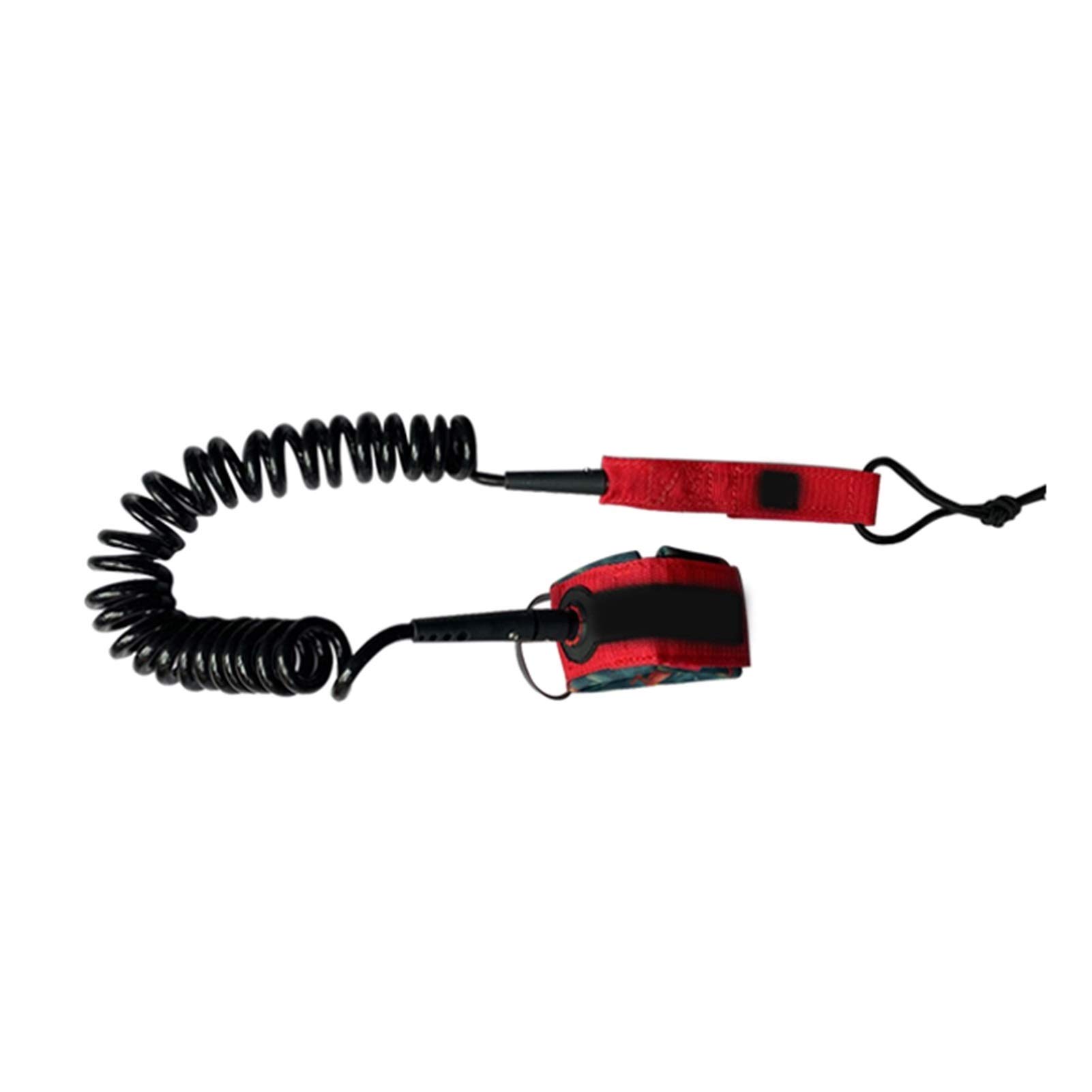 Laisse de Surf 10ft / 9ft 7mm de Planche de Surf en Laisse Sup Laisse enroulée Sup Paddle STANDBING Paddle Paddle Corde Sup Laisse (Color : 7mm 9ft A)