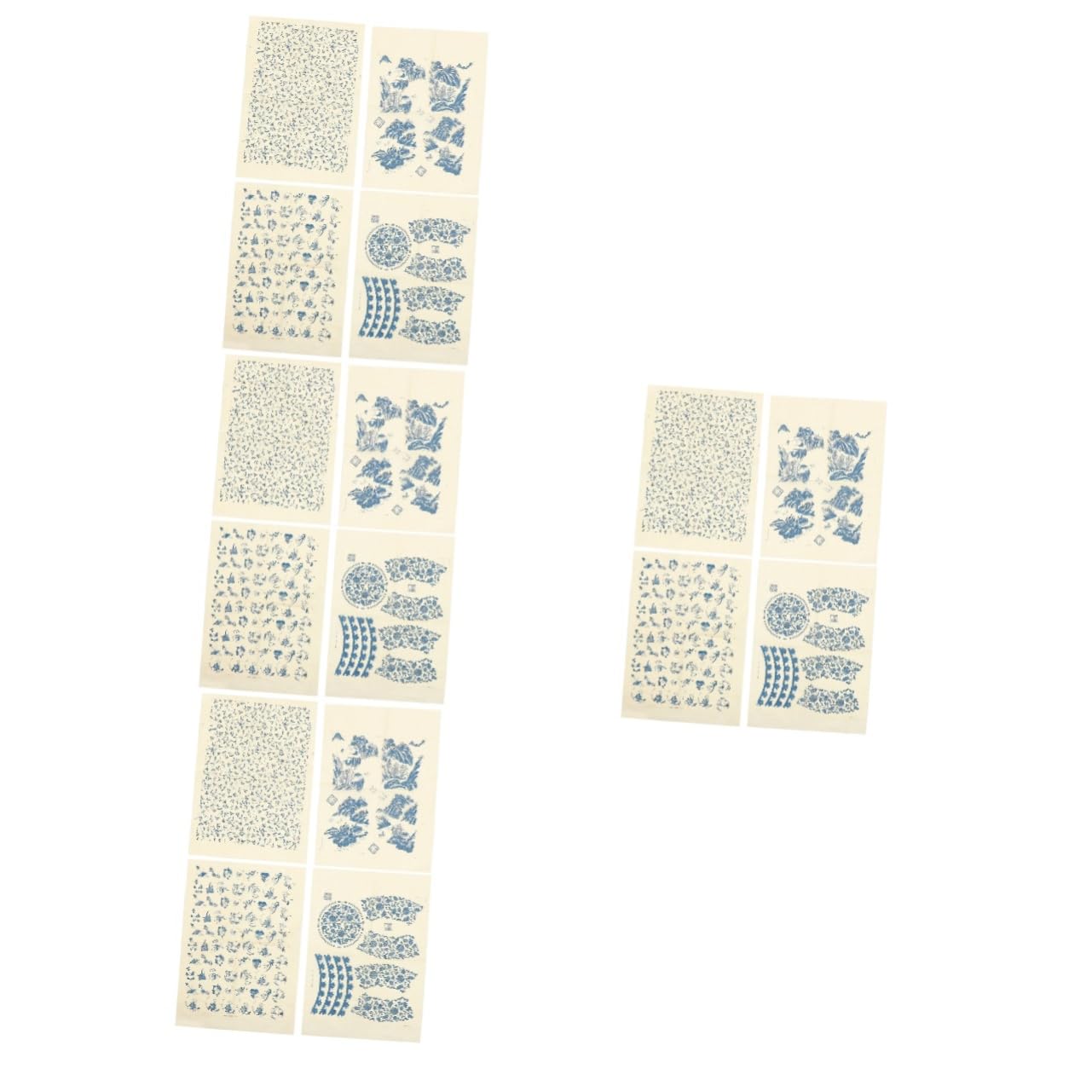 Papier de transfert décalcomanie chic pour artisanat de papier découpable et création manuelle