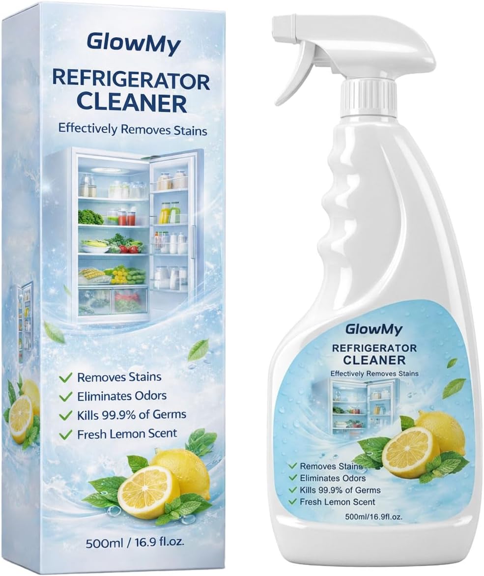 Refrigerator Cleaner Spray, Multipurpose Fridge Cleaner for Removing Stains