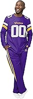 Vista 18 de FOCO NFL mens Nfl Team Logo Gameday Ready Jersey Pajama Set