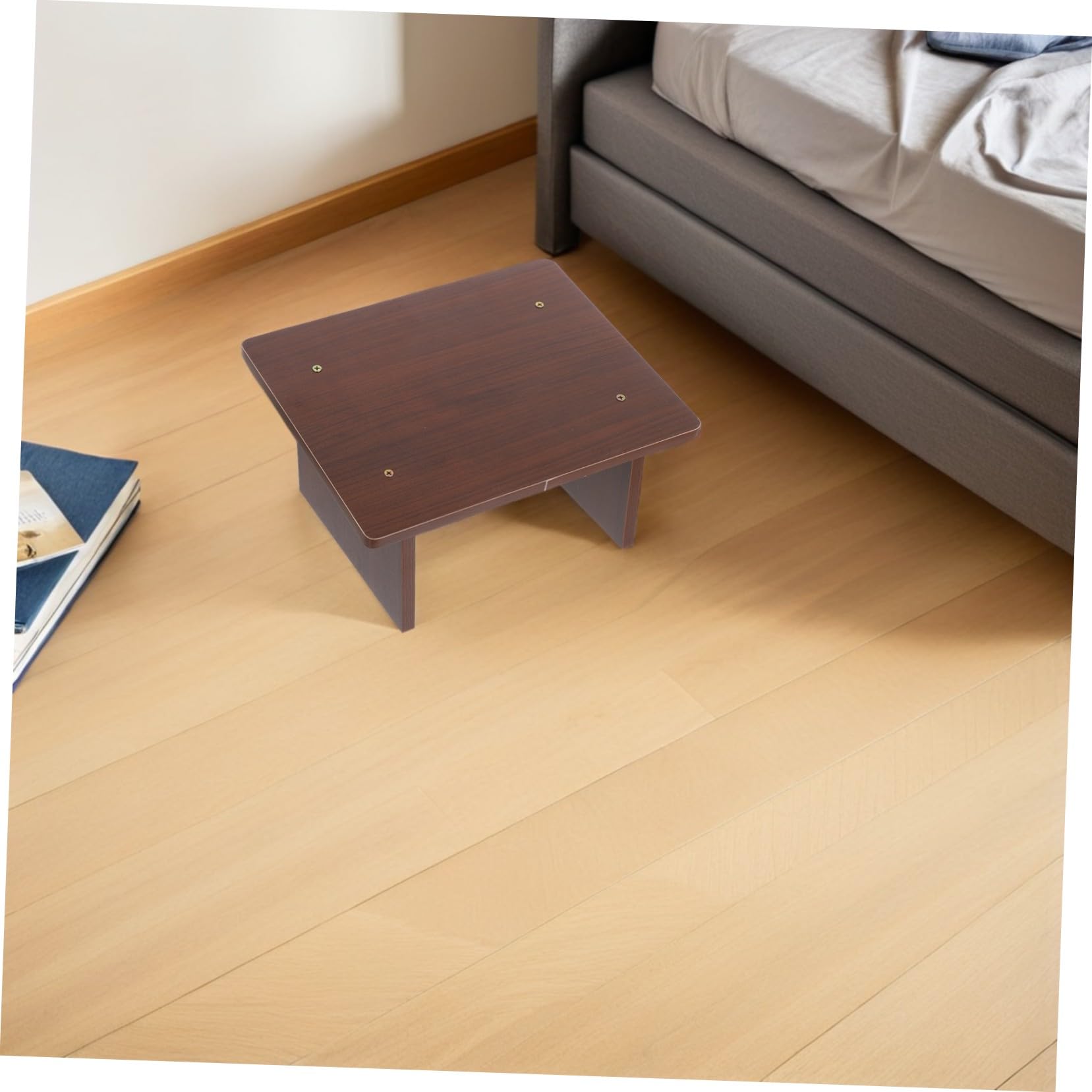 Didiseaon Poggiapiedi in Legno Ergonomico Per Ufficio Altezza Design Antiscivolo Compatto e Confortevole Per Scrivania Tavolo o Ufficio