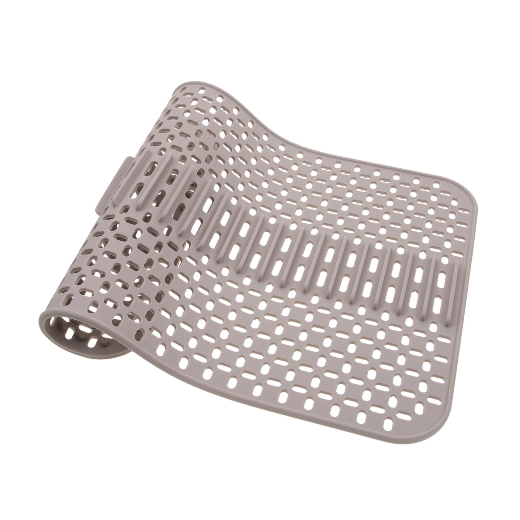 Silicone Tappetino Drenante e Resistente All’usura, Protezione Antiscivolo per Lavello Cucina, per Tazze e Ciotole