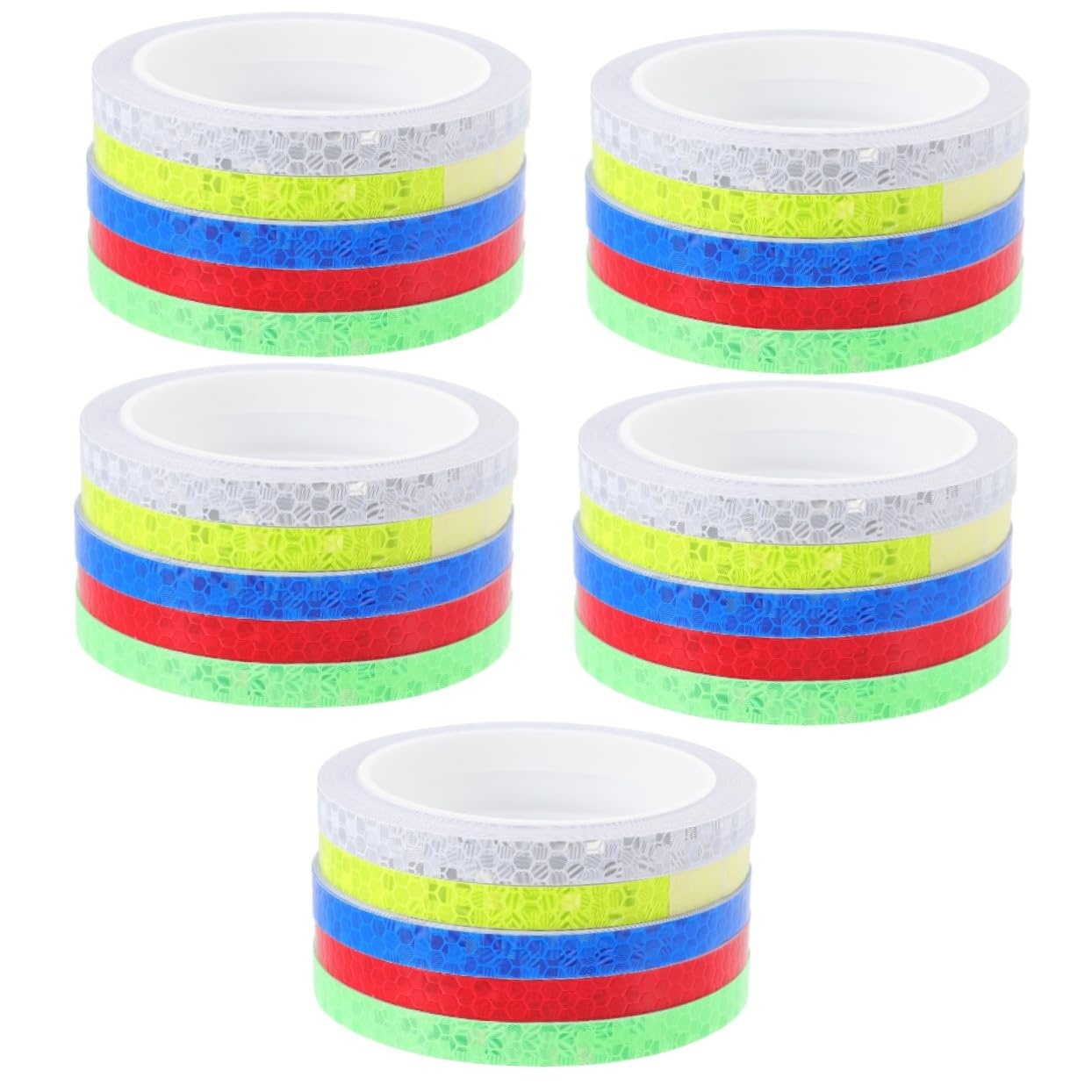 ifundom Reflektierende Fahrradaufkleber Dekoration Reflektierende Aufkleber Rückseite Fahrradaufkleber Für Den Täglichen Gebrauch Reflektorband PVC