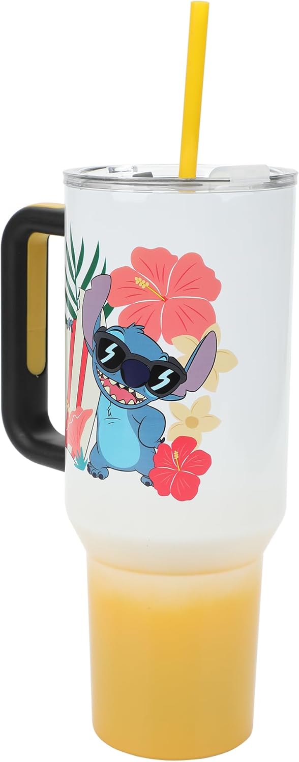 Disney's Stitch Hawaiian 40 Oz. Stainless Steel Tumbler - Image 4