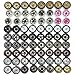 Ylutex 1/64 Wheels Mixed/Random Real Riders Wheels Rims Tires Set for 10 Cars 1/64 Scale (01)