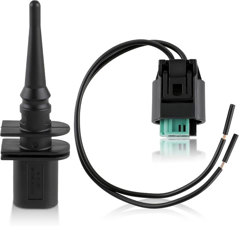 Sensor de temperatura do ar ambiente externo CARBBIA 65816905133 com conector – Conjunto com 2 peças