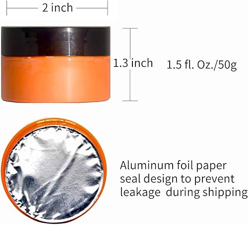 Miniatura 3 de DGAGA 2 tarros de pasta de tiza, pintura de pasta de tiza blanca para plantillas, tinta de tela roja, pasta de serigrafía autoadhesiva, pasta de