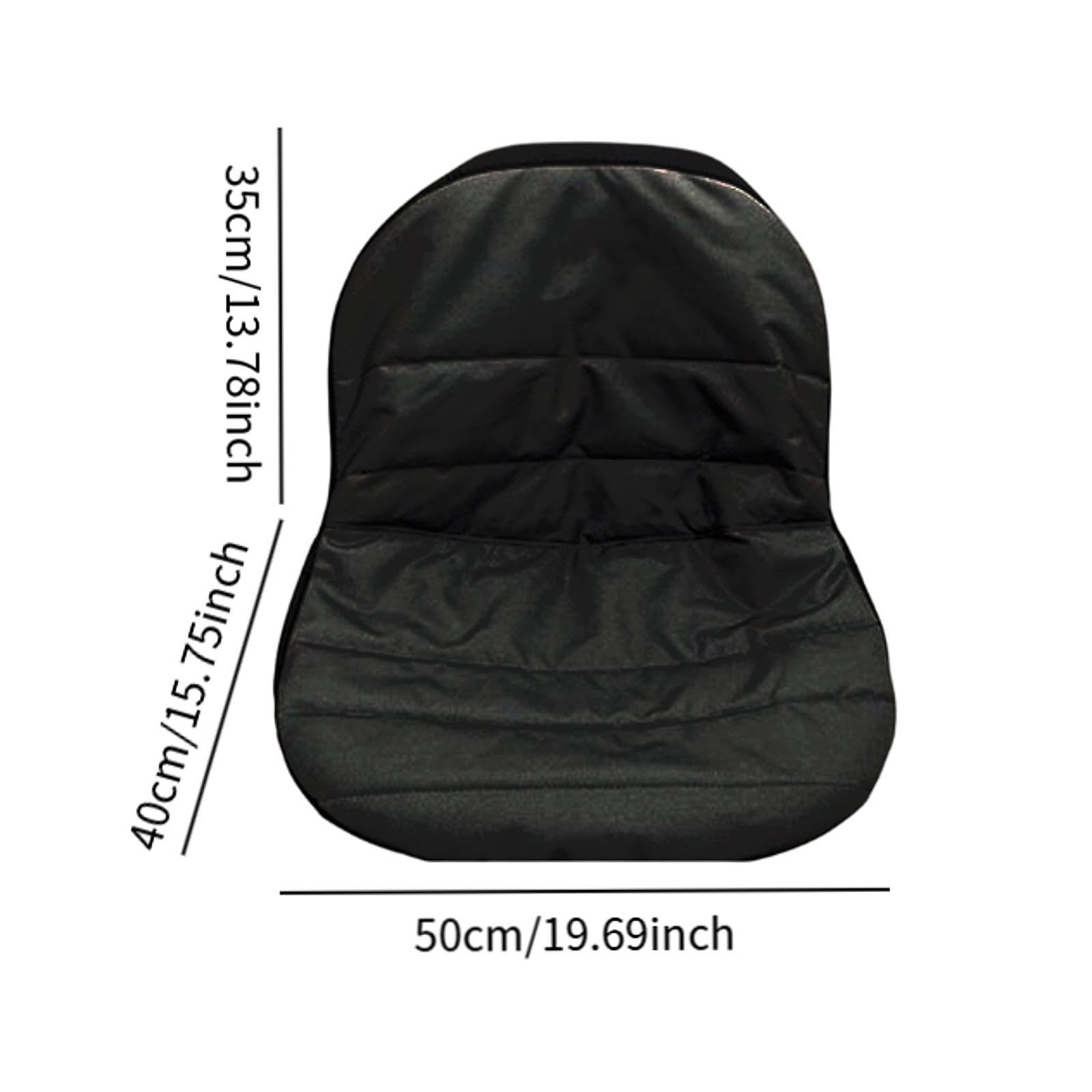 Housse Universelle et Imperméable pour Tondeuse à Gazon et Tracteur (Siège 50x40x35cm, Noir)
