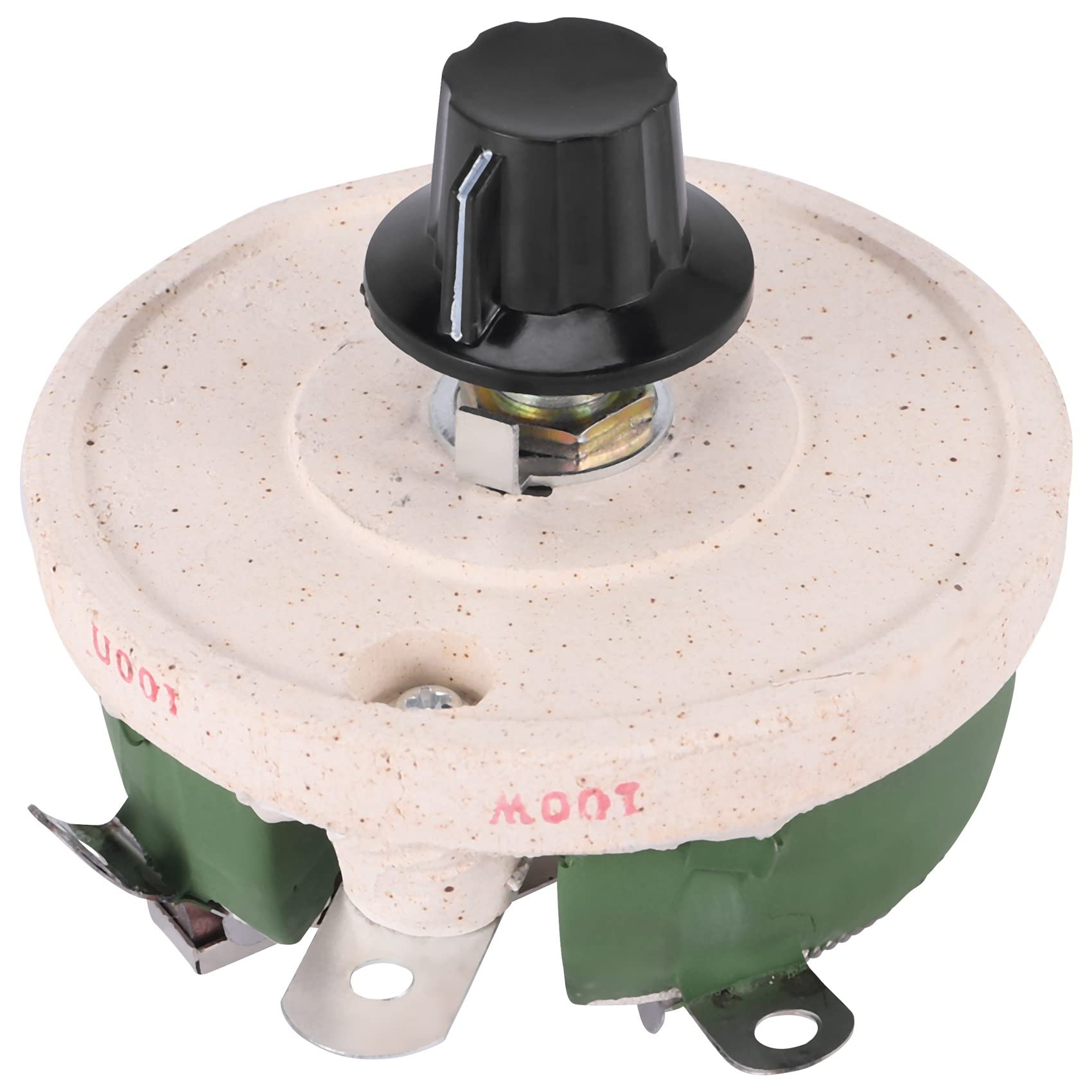 Potentiomètre de en céramique 100 W 100 ohms rotatif résistance rhéostat