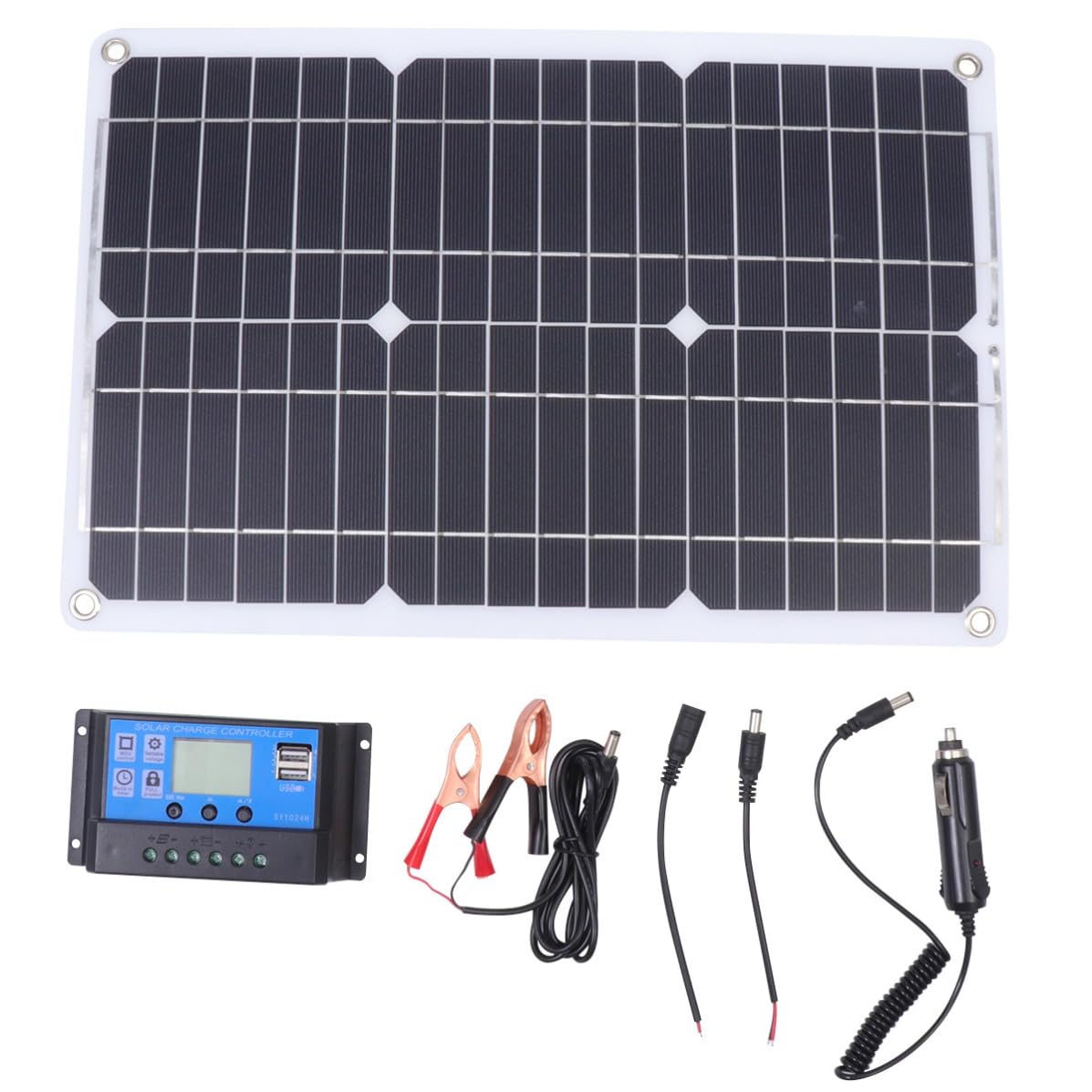 Pannello Solare Portatile 18w in Silicio Monocristallino con Controller