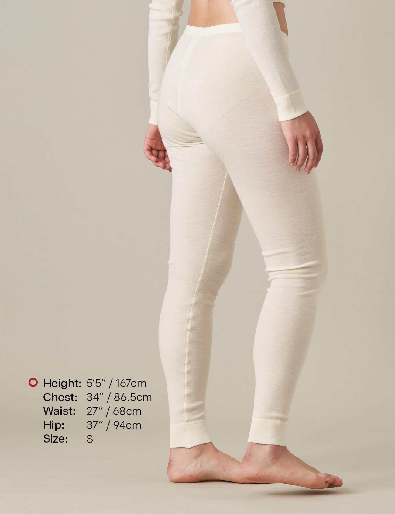 LAPASA Damen Thermo Leggings 100% Merinowolle, Thermounterwäsche Unterhose | Warme, atmungsaktive Merino-Thermounterwäsche für Alltag, Wandern, Ski und Outdoor, weich und temperaturausgleichend.