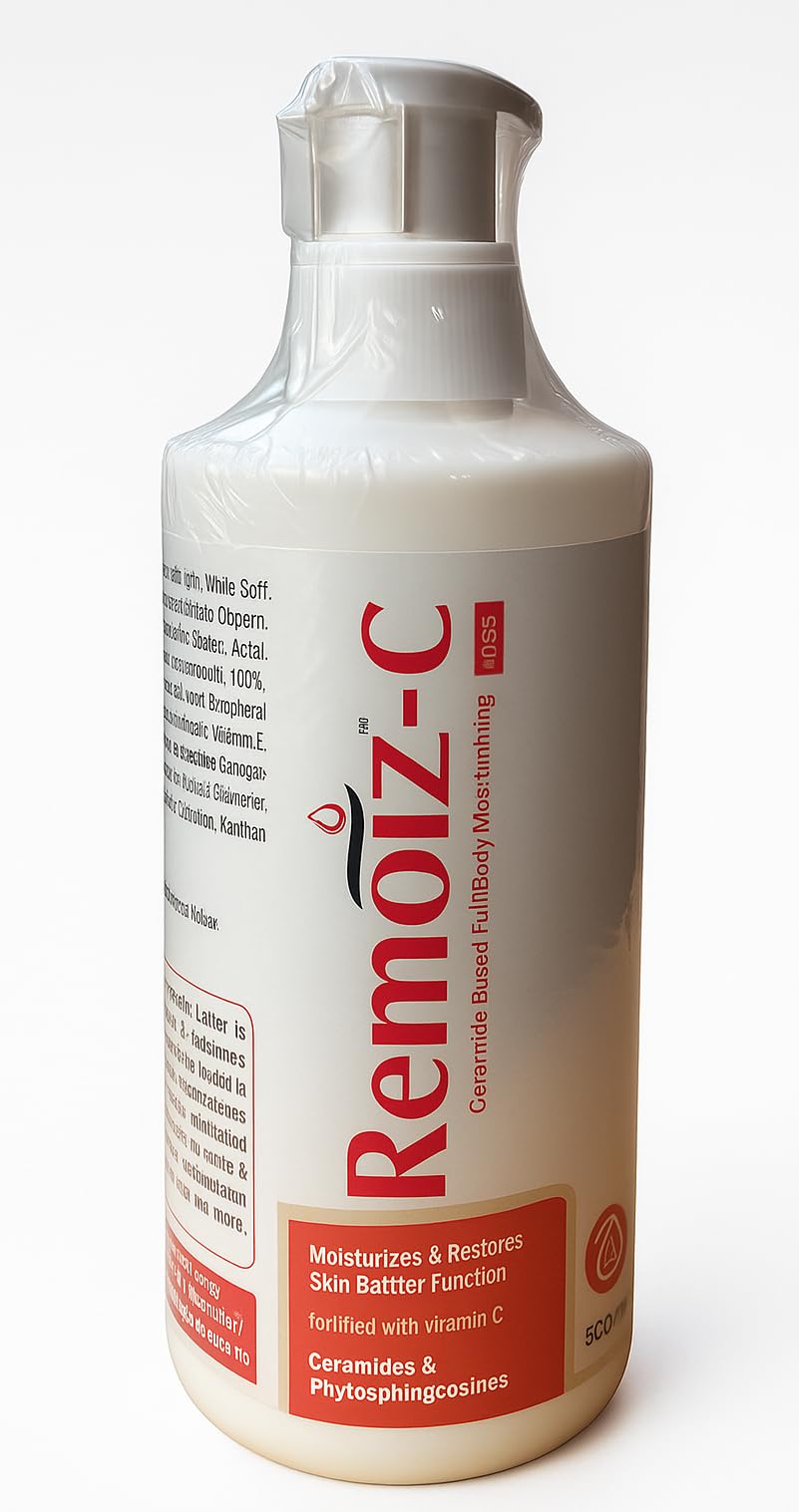 Remoiz-C Ceramide Based Full Body Moisturizing Lotion pH5.5-250ML | Enriched with 5 Essential Ceramides | Deep Hydration & Skin Barrier Repair | Non-Greasy, Fast Absorbing Lotion For All Skin Types-picture-26