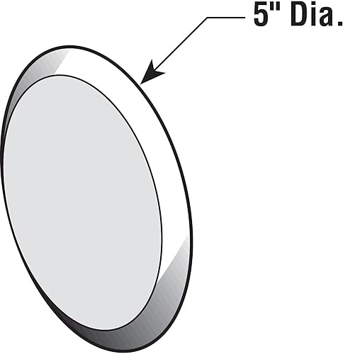 Miniatura 9 de Prime-Line U 9270 3-14 pulgadas, vinilo rígido, blanco, protector de pared autoadhesivo (paquete de 2)