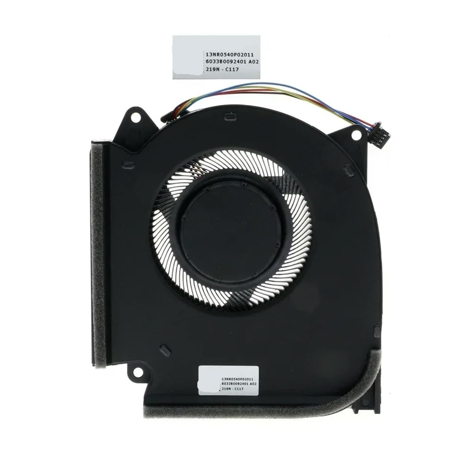 Wymiana wentylatora procesora/GPU Laptop kompatybilny z ROG Strix G533Q G513QR G713QR G733QS 12V 1A DFSCK22D058830 DFSCM227163927(GPU FAN)