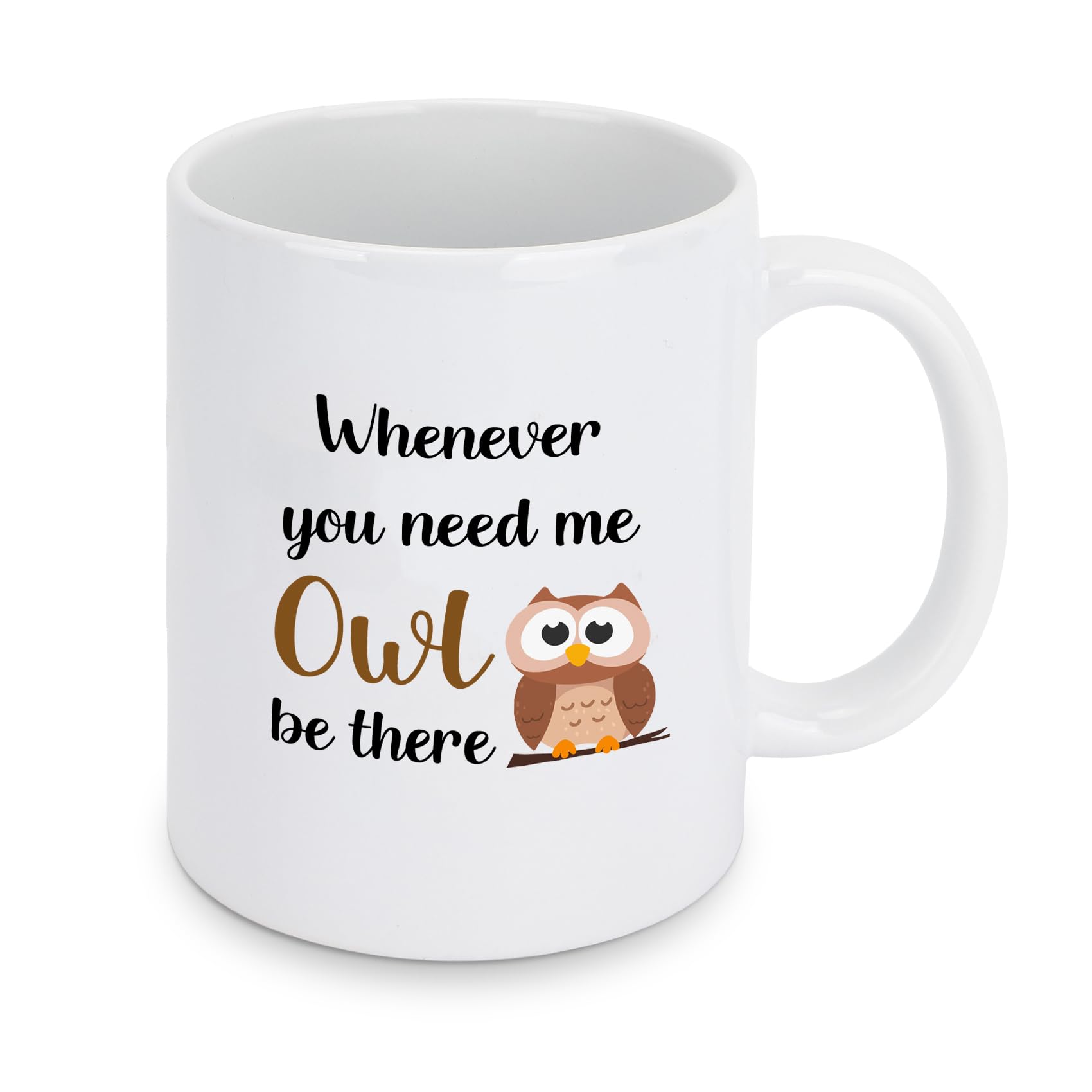Owl Gifts for Women Men Ceramic Mug Owl Easter Gifts for Boyfriend Girlfriend Long Distance Relationship Gift for Birthday Secret Santa Christmas Graduation Mothers Day Fathers Day Friendship Gift