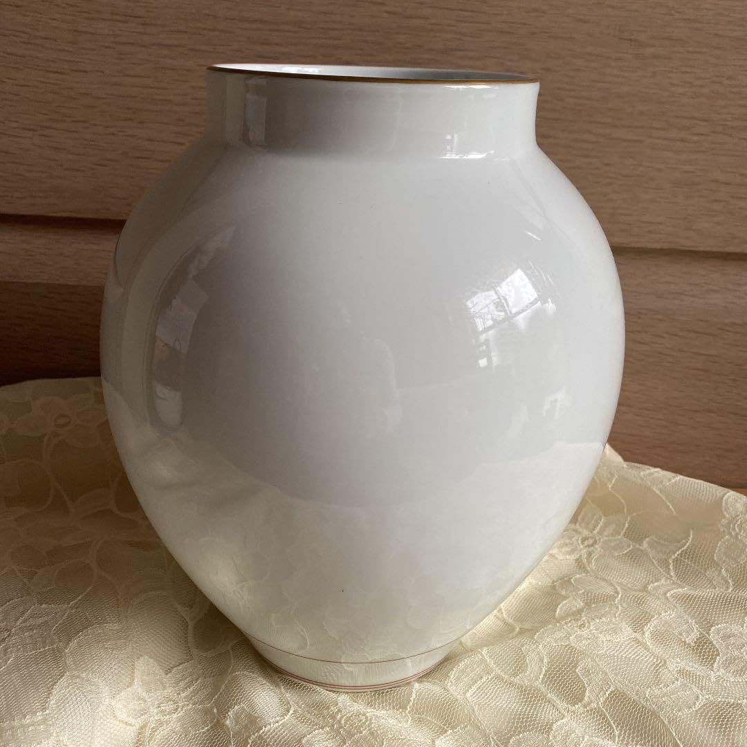 Amazon.co.jp: 有田焼弥左衛門窯 朧型 花瓶 壺 芙蓉鉄仙花 : ホビー