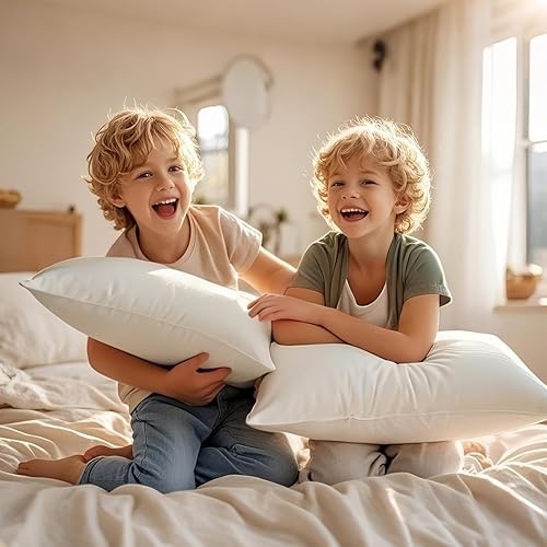 Miniatura 41 de LOFE Almohada orgánica para niños pequeños con funda de almohada, almohada de 13 x 18 pulgadas con funda de algodón 100 % orgánico, lavable a