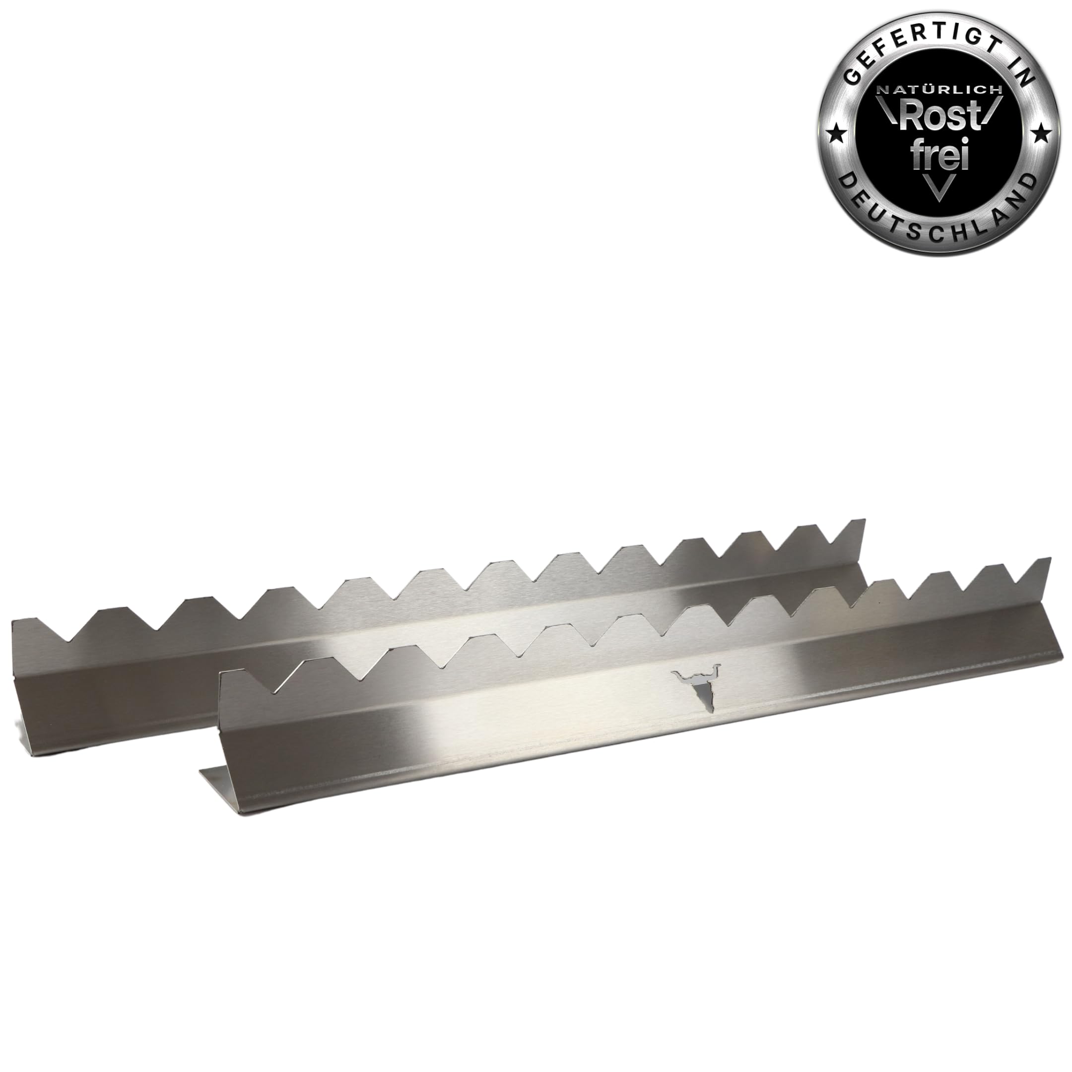 Barra spiedino/spiedino/accessorio per barbecue in acciaio inox (550 mm con 12 spiedini)