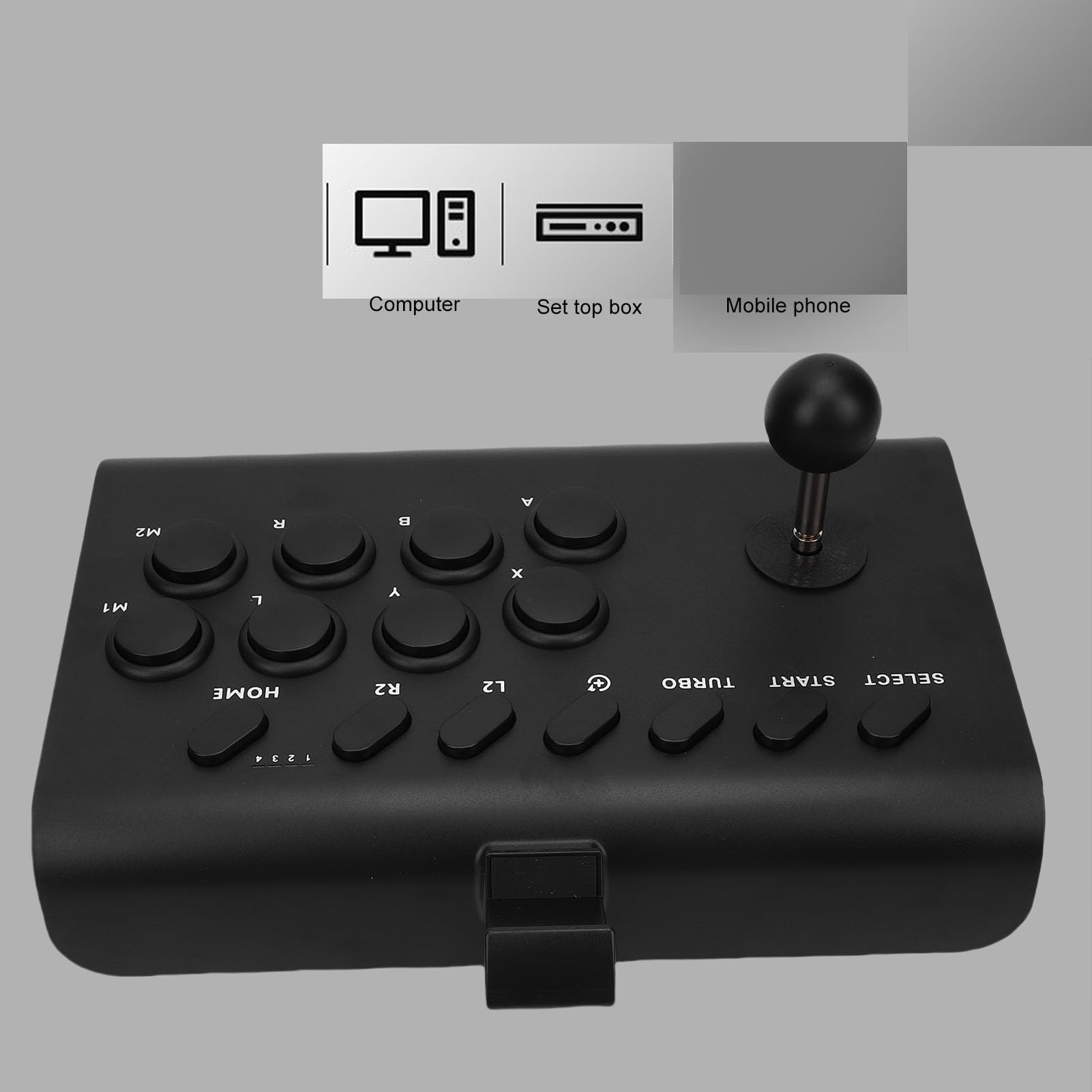 Bastone da Combattimento Universale per Console di Gioco retrò con Sensazione Setosa per Telefoni IOS PS, Controller Joystick Flessibile per Giochi per Computer TV Set Top Box