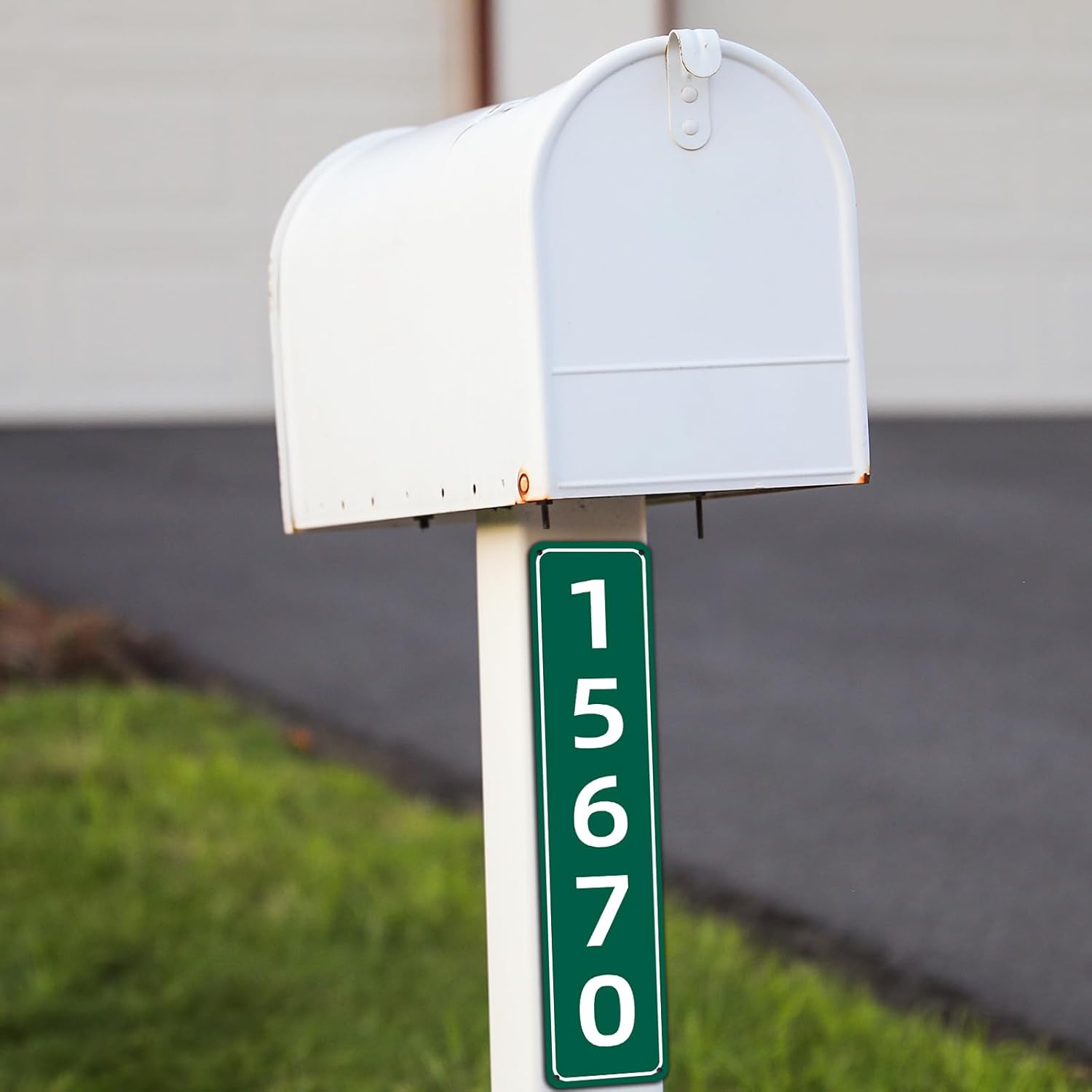 Placa reflectante personalizada para dirección de casa para