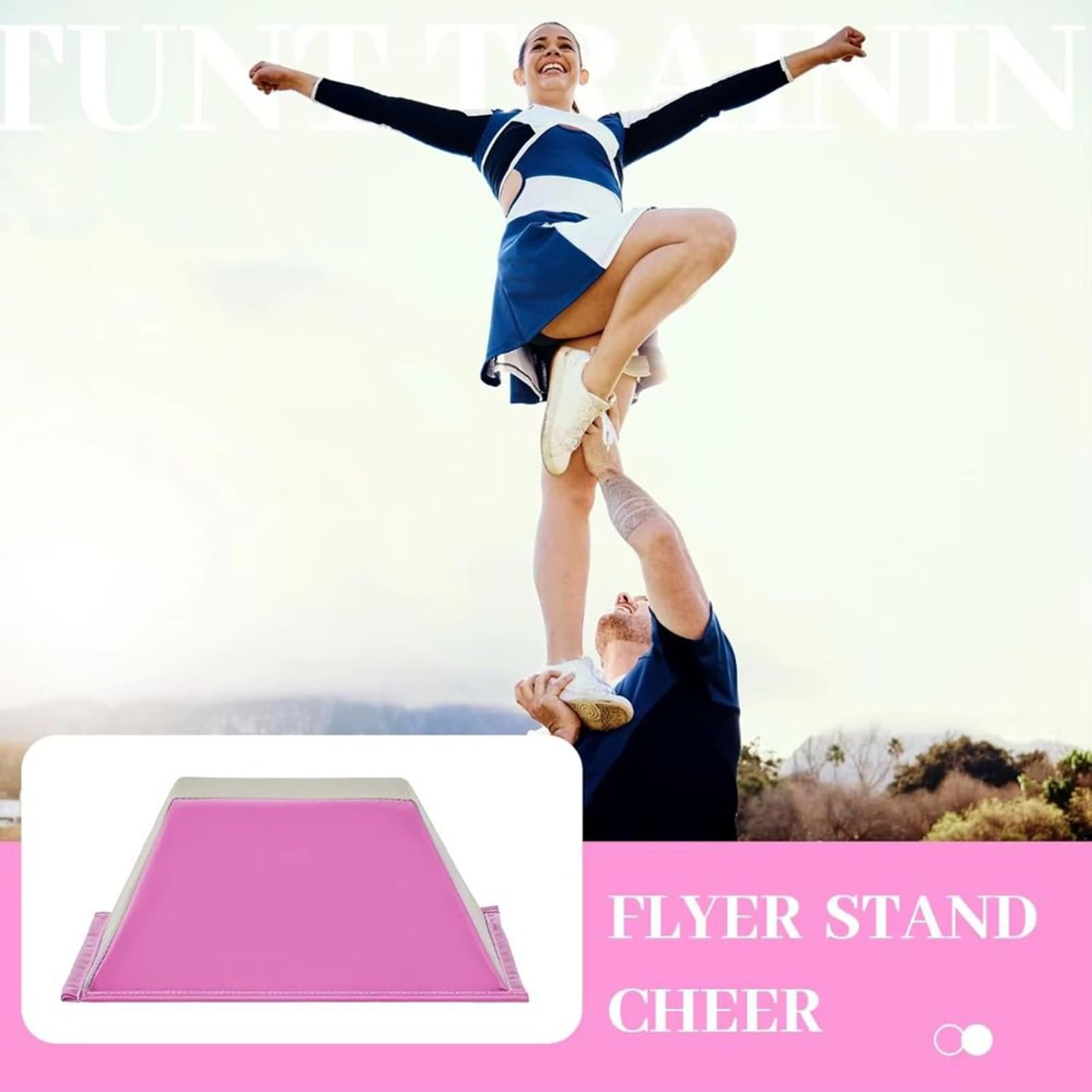 Cheer Balanced Trainers, stabilny dywanik do stoiska kaskaderskiego, platformy z rdzeniem siłowym trapezowym, sprzęt treningowy dla dorosłych, domu, studia, siłowni, wewnątrz, na zewnątrz, procedury