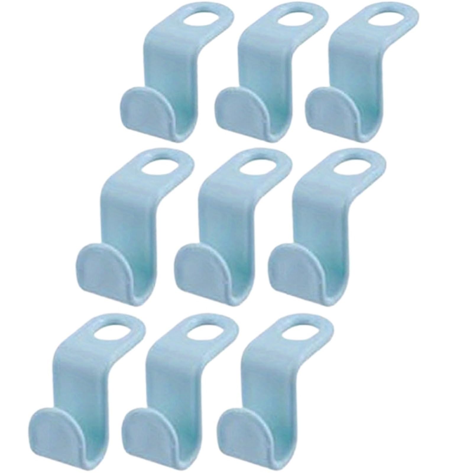 Clothes Hanger Connector Hooks 100pcs Cascading Hangers for Closet Organization and Space Saving Heavy Duty Clothes Hanger Connector Hooks for Wardrobe Storage(Blue)