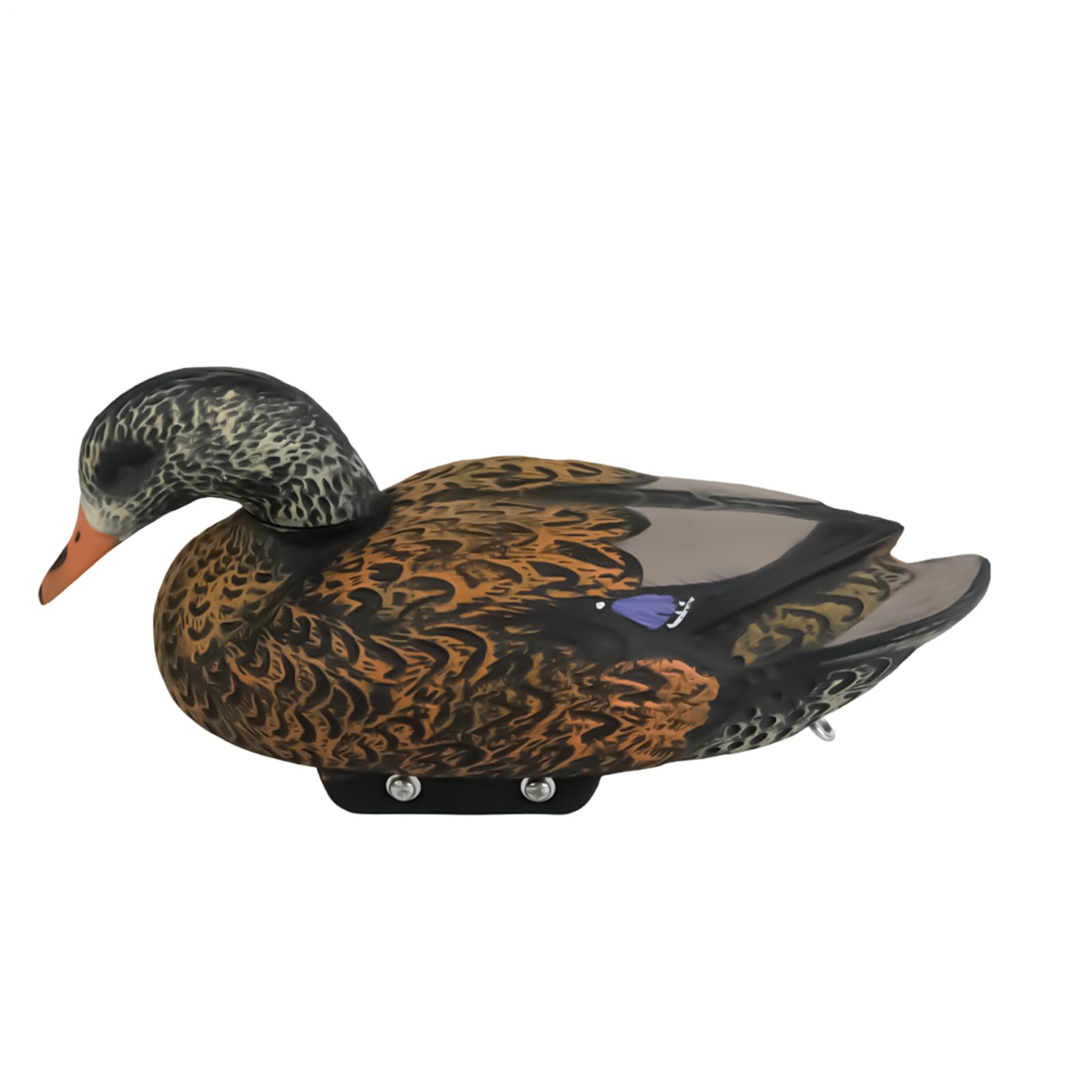 Canard colvert flottant pour étang et décoration extérieure rustique