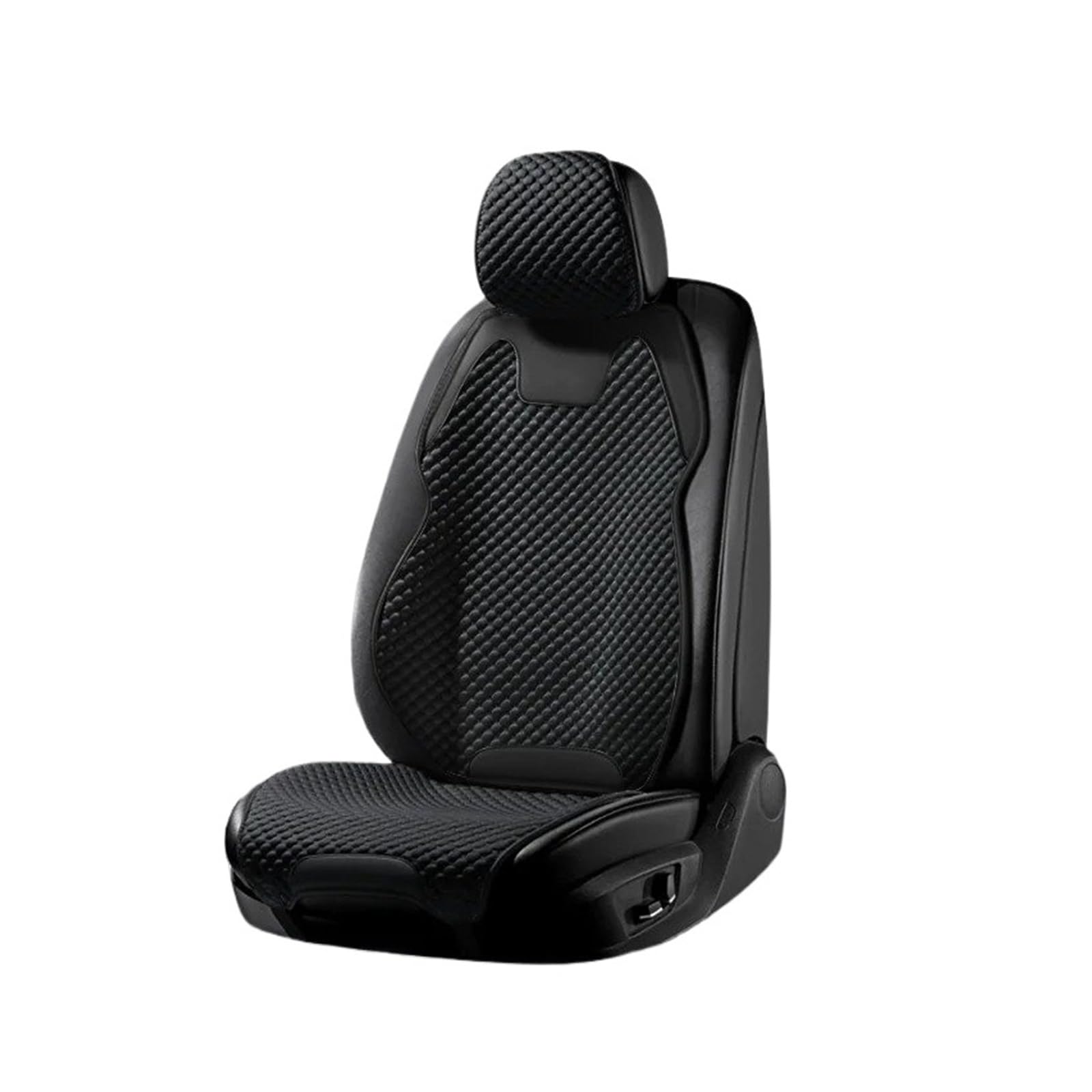 Funda Universal Dividida para Asiento Delantero Coche Cojín Seda Helada, Ventilación Cómoda para Las Cuatro Estaciones Cubre Universal