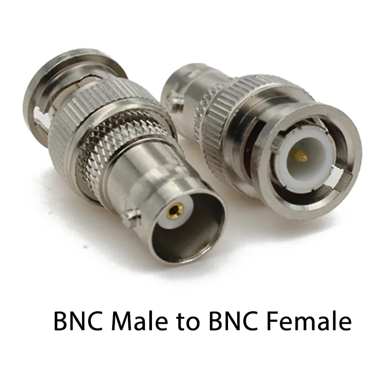 Adattatore BNC maschio femmina convertitore coassiale 90 gradi connettore jack ad angolo retto (BNC femmina a femmina, 1 pz)