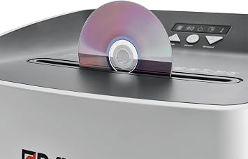 Dahle 52214 Paper Shredder, Cross Cut, P-4 | O-3 Security, German Engineered, Jam Protection, Oil Free, SmartPower, Shreds CDs, 20 Sheet Max, 11 Gal Bin