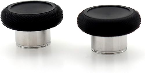 Miniatura 6 de Deal4GO Juego de 2 palillos analógicos magnéticos cóncavos cortos de repuesto para Xbox One Elite 2 controladores estándar de pulgar negro