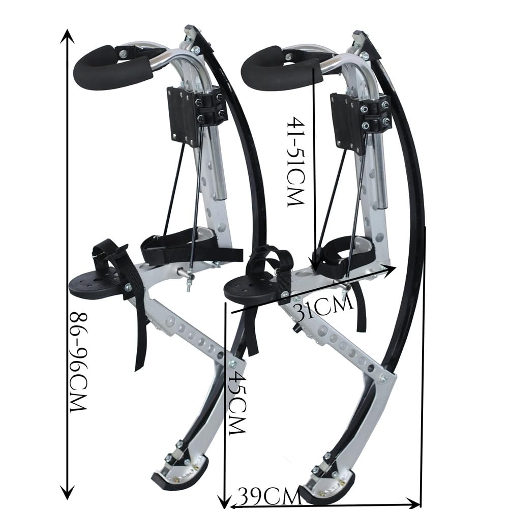 Latourreg Outdoor springende Federstelzen für 70–90 kg Erwachsene, hüpfende Schuhe für Extrem Sportarten