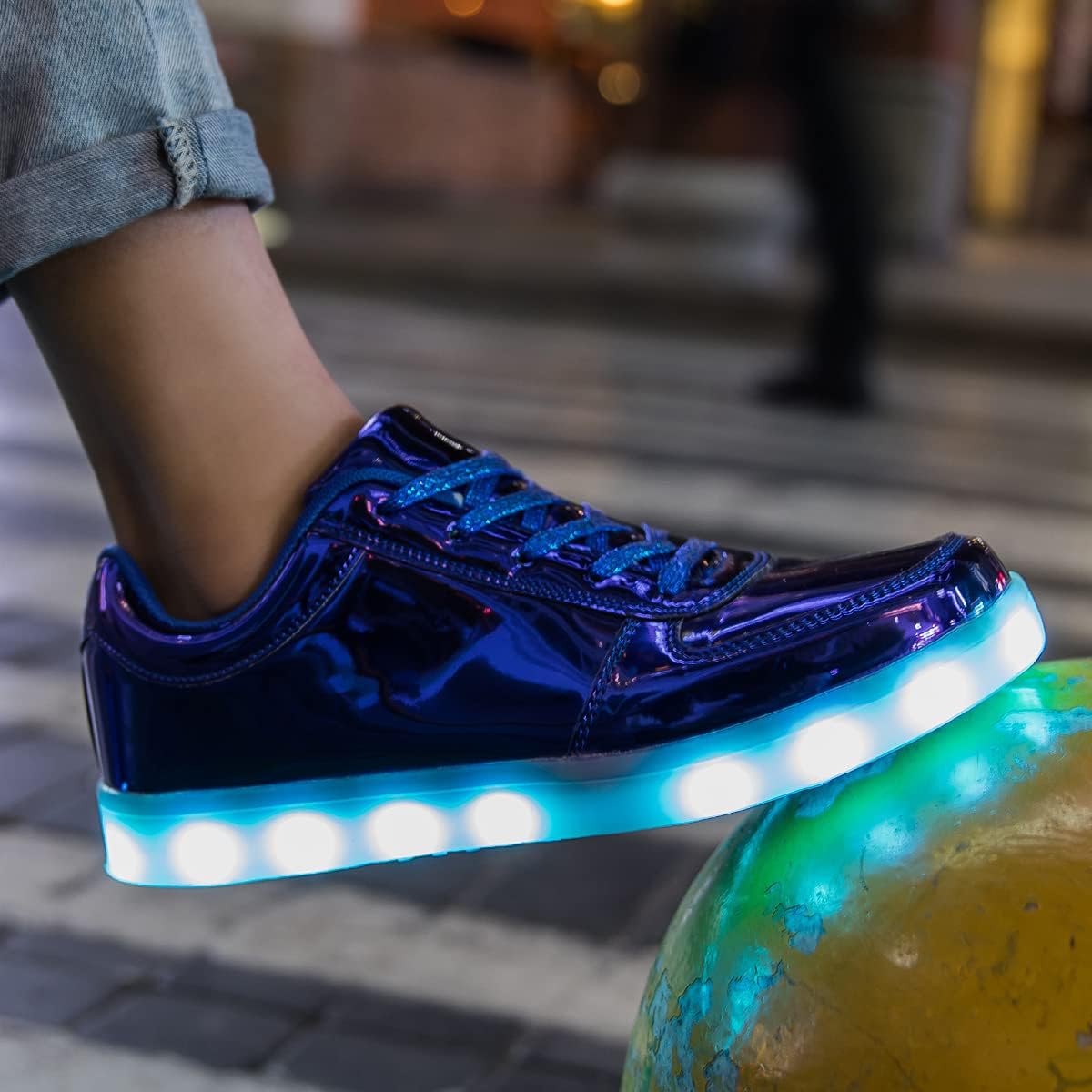 LED Light Up Shoes for Women Men Sports LED Shoes Dancing Sneakers Low-Top USB Charging Shoes for Kids - Image 5