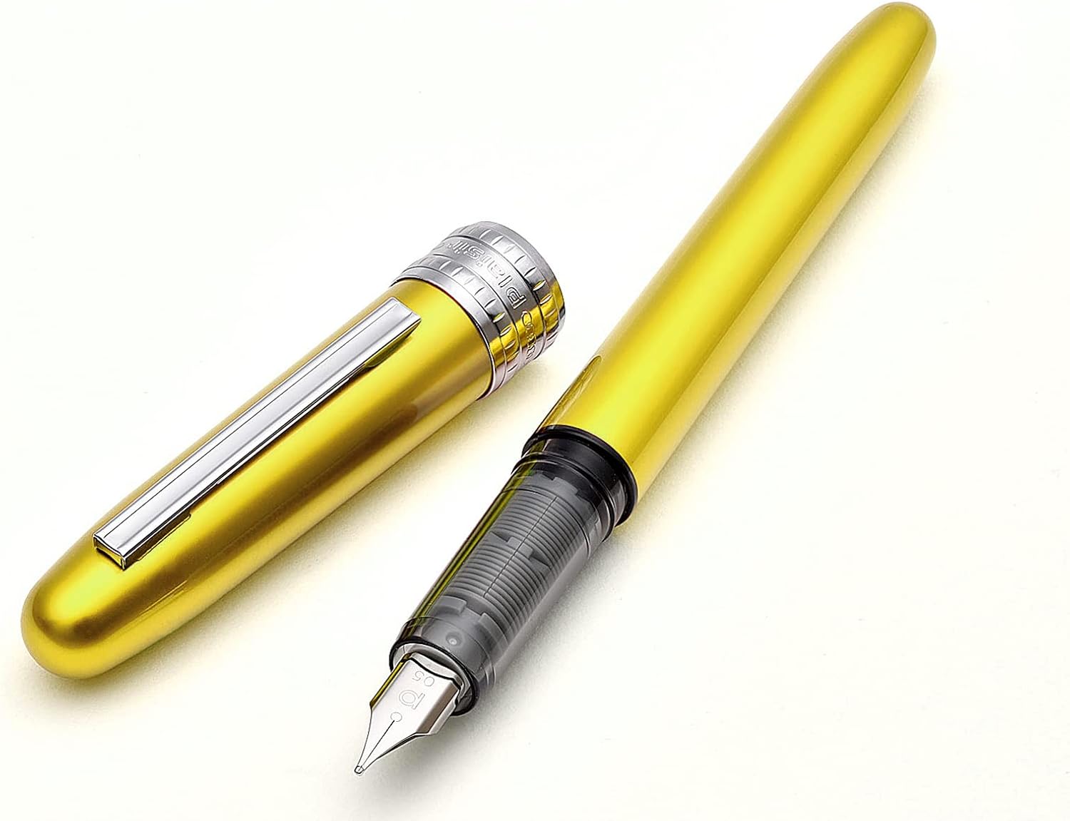 Plaisir Bali Citrus Medium Point PGB-1000#47-M With Kanji LOVE Sticker, 5.6 x 0.59 in