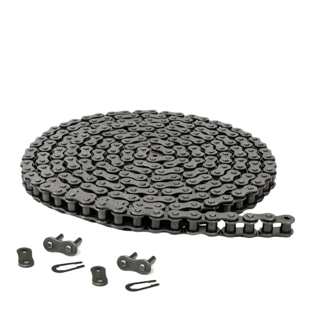 41 Roller Chain 10ft with 2 Connect Links Compatible with Automotive Motorcycle Parts Go Karts Bikes ATV MTV Dirt Bikes Industrial Machinery Maintenance