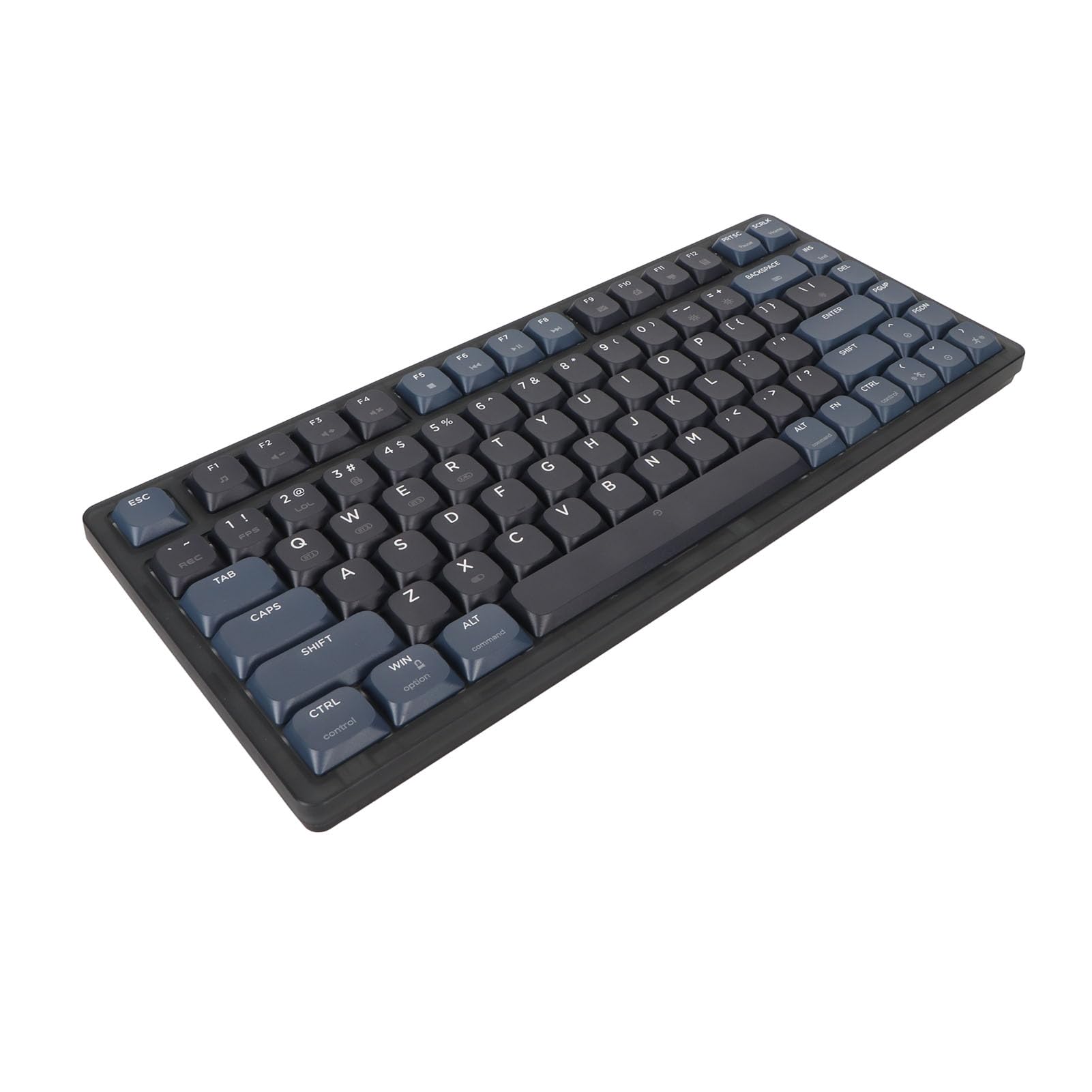 Amazon | 75% ロープロファイル ワイヤレス キーボード、83 キー有線