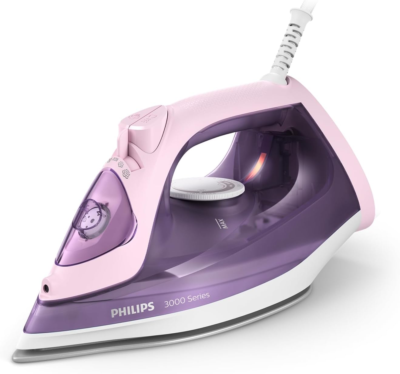 Speed Pro DST3020/30 Steam Iron - World'S No 1 Ironing Brand, 35 Gm/Min Steam With 160 Gm Steam Boost, Ceramic Soleplate, Drip Stop Technology & 300 Ml Water Tank, 2200 Watts, Purple