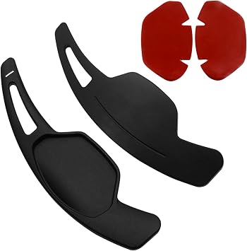 Car Steering Wheel Shift Paddle Extension Gear Sticker for Buick Enclave 2018-2021, Cadillac XTS 2013-2019 Auto AccessoriesBlack