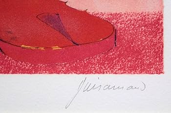 絵画 ポール・ギヤマン 【馬と花とバイオリン】 ポール・ギヤマン「馬と花とバイオリン2」リトグラフ :: 絵画