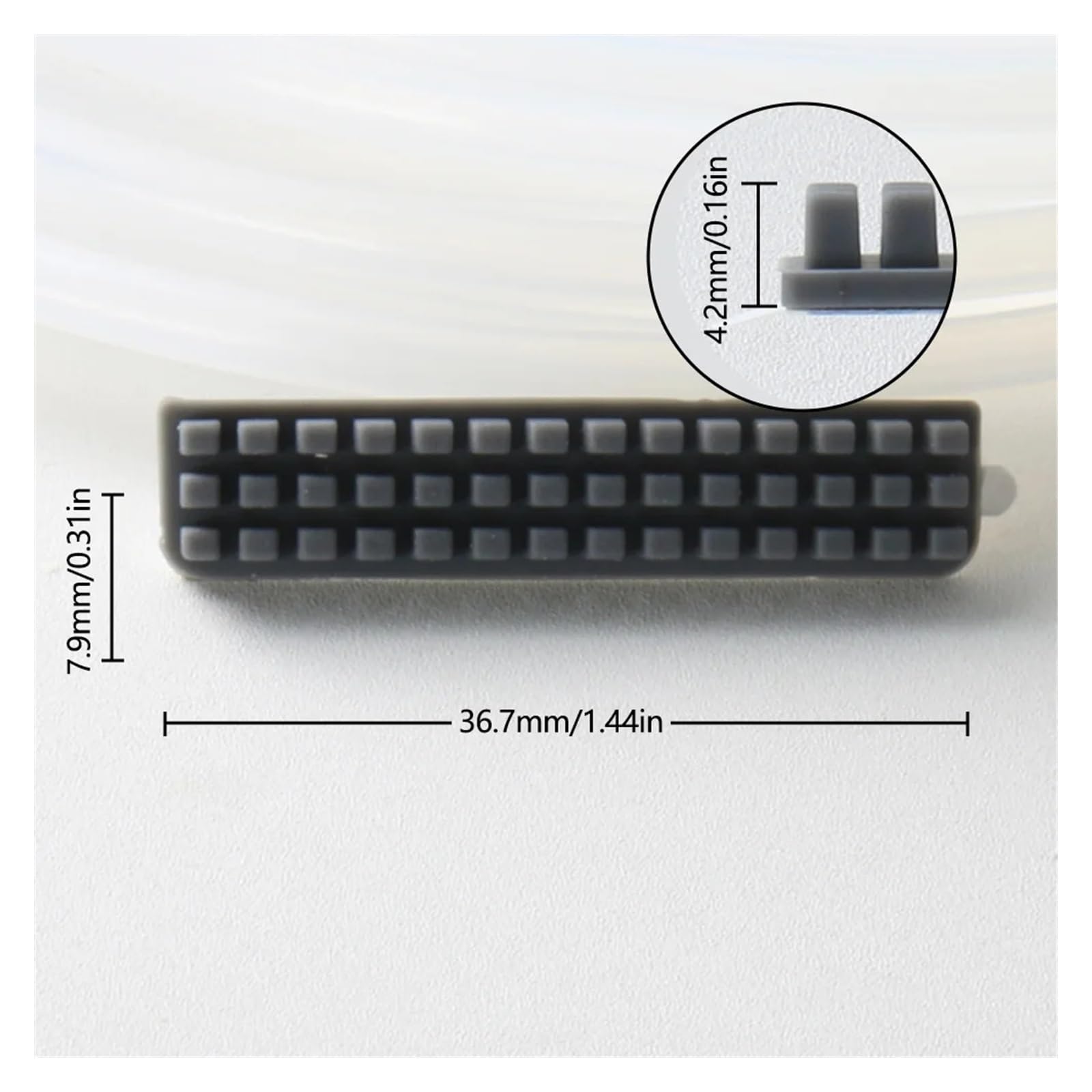 Düse Wischer for K1 K1C K1 MAX Silikon Pinsel 3D Drucker Düse Werkzeug(50pcs)