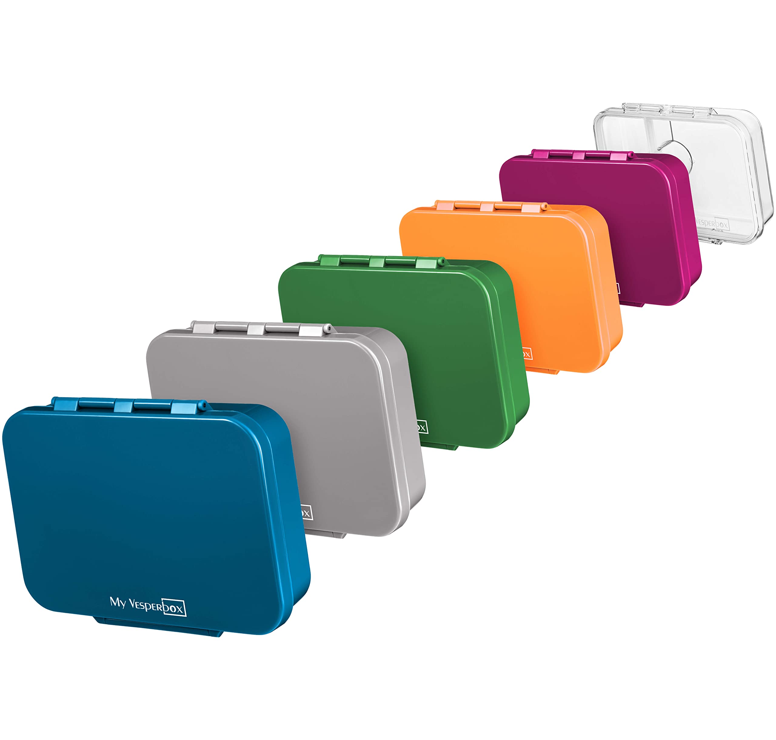 My Vesperbox Fiambrera para niños con compartimentos [BIA] – Fiambrera con compartimentos – Bento Box – Fiambrera – Fiambrera para la escuela y la guardería – Fiambrera para niños y niñas