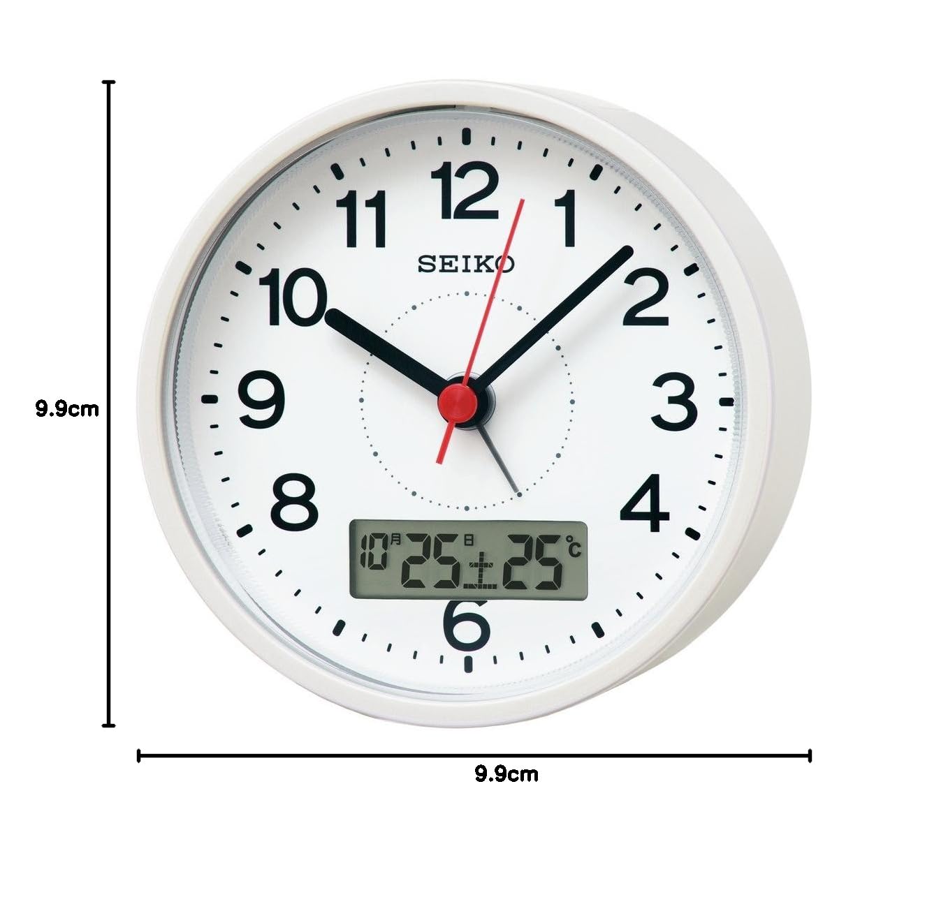 Amazon.co.jp: セイコークロック 置き時計 目覚まし時計 温度表示